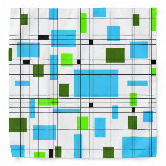 Mid Century Grid Bandana