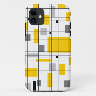 Mid Century Grid iPhone 11 Case