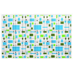Mid Century Grid Fabric