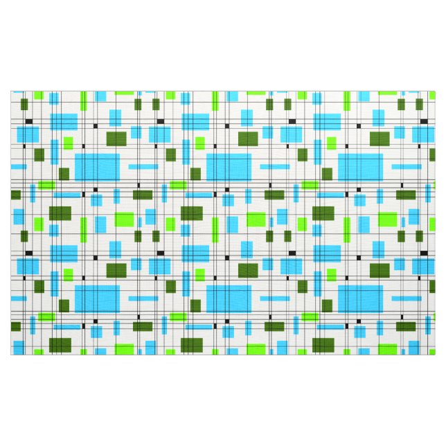 Mid Century Grid Fabric (Yard)