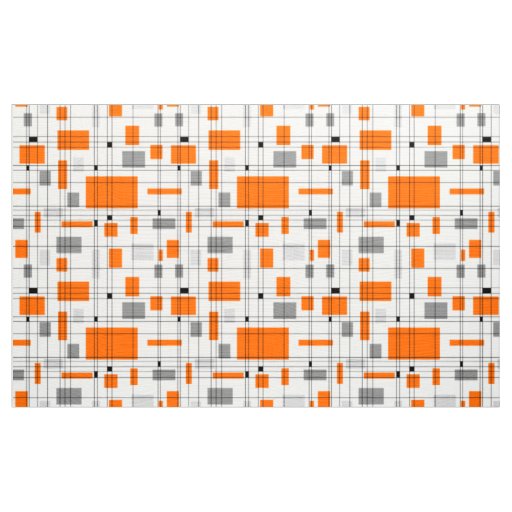 Mid Century Grid Fabric