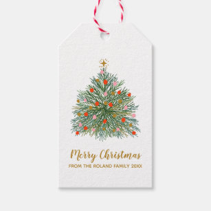 Christmas Gift Tags & Gift Enclosures | Zazzle