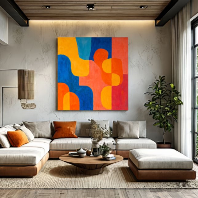 Mid-Century Hues Canvas Print (Creator Uploaded)