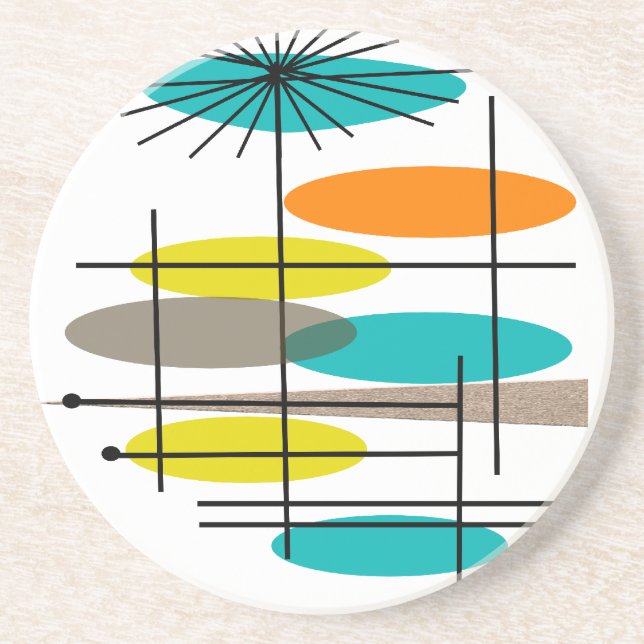 Mid-Century Inspired #22 Coaster (Front)