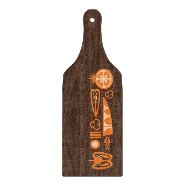 Mid Century inspired chopping board (Front)