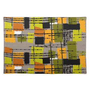 Mid-Century Inspired Cloth Placemat
