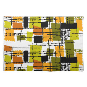 Mid-Century Inspired Lamps Cloth Placemat
