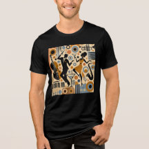 Mid Century Jazz Age Minimalist Art Martini Dance
