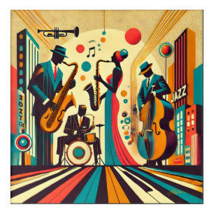 Mid Century Jazz Age Quartet Acrylic Print