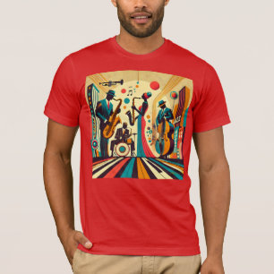Mid Century Jazz Age Quartet T-Shirt