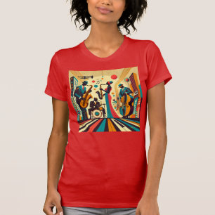 Mid Century Jazz Age Quartet T-Shirt