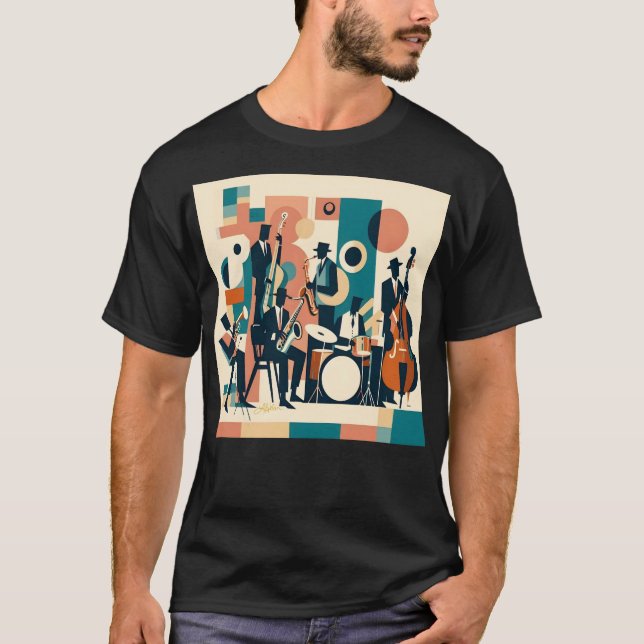 Mid Century Jazz Age Sextet T-Shirt (Front)