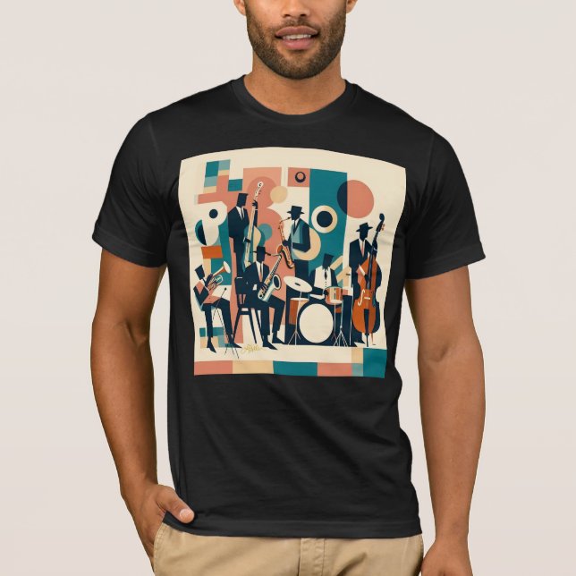 Mid Century Jazz Age Sextet T-Shirt (Front)