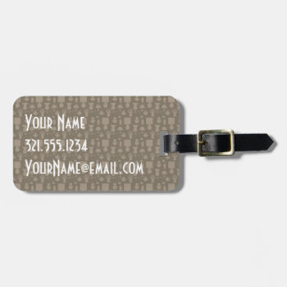 Mid Century Lamps Luggage Tag
