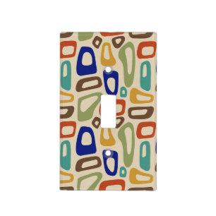 Mid Century Light Switch Cover
