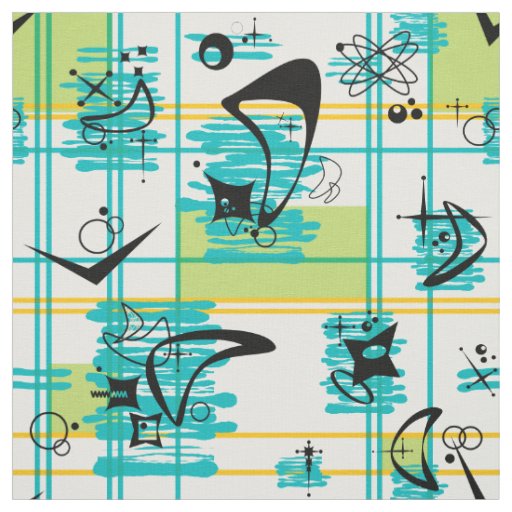 Mid Century Madras Fabric