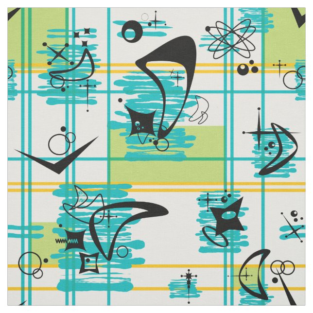 Mid Century Madras Fabric (Swatch)