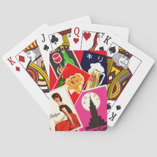Mid Century Matchbox Cover Art Poker Cards
