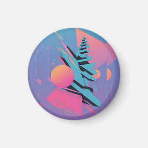 Mid-Century Memphis Design - Ken Gage Art Magnet