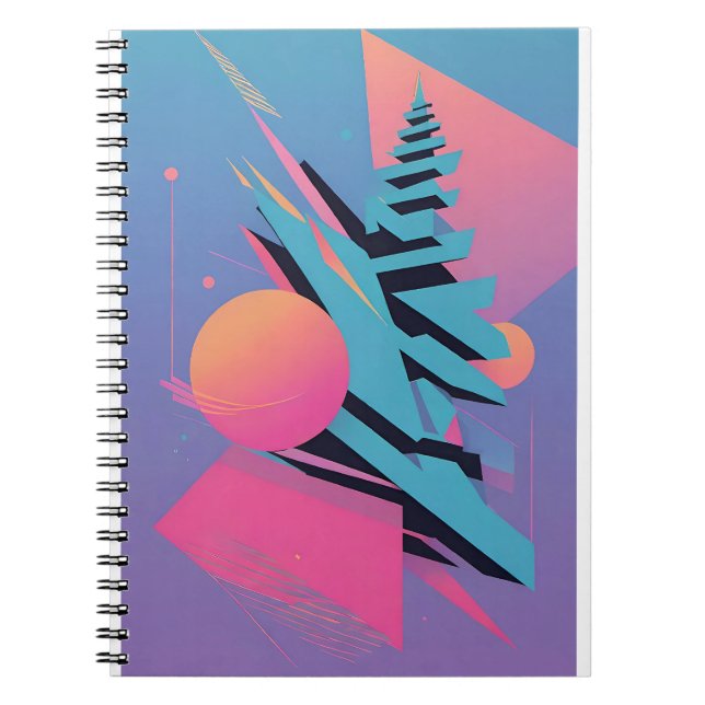Mid-Century Memphis Design - Ken Gage Art Notebook (Front)