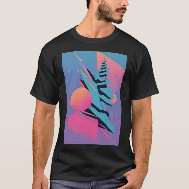 Mid-Century Memphis Design - Ken Gage Art T-Shirt (Front)