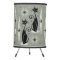 Mid Century Meow Retro Atomic Cats on Gray