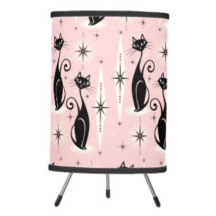 Mid Century Meow Tripod Lamp