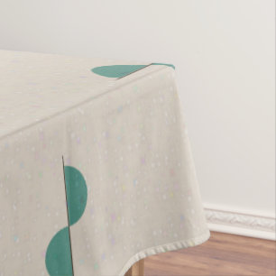 Mid-Century Midern Orbs Design Tablecloth