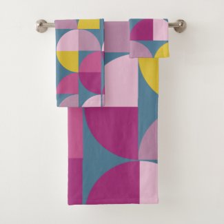 mid century mild psychedelic purple pink colors mo