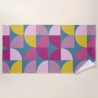 mid century mild psychedelic purple pink colors mo