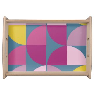 mid century mild psychedelic purple pink colors 