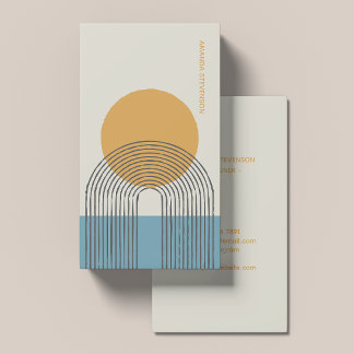Mid century minimal arch II Business Card
