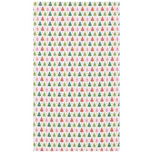 Mid_Century Mod Christmas Tree Tablecloth