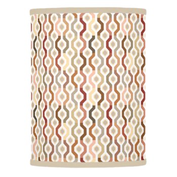 Mid Century Mod Geometric Link Pattern Lamp Shade by AnyTownArt at Zazzle