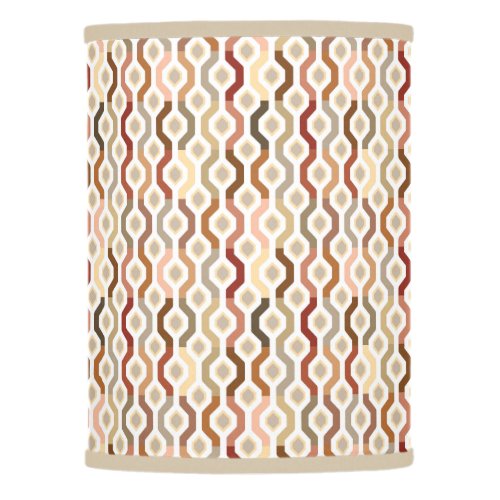 Mid Century Mod Geometric Link Pattern Lamp Shade