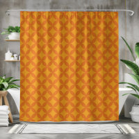 Mid-Century Mod Geometric Retro Modern Orange Sun