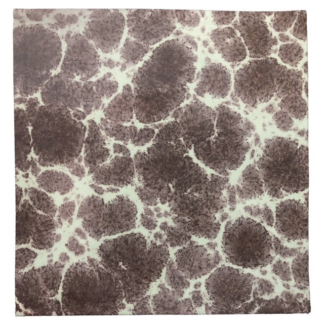 Mid Century MOD Giraffe Elegant Pattern Tortoise Cloth Napkin (Front)