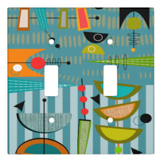 Mid-Century Modern #112 Light Switch Cover