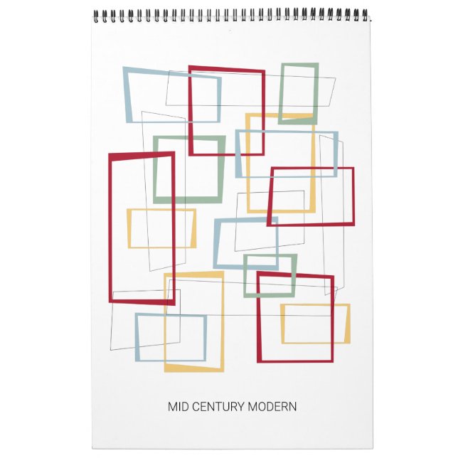Mid Century Modern #3 Atomic Retro Original Art Calendar (Cover)