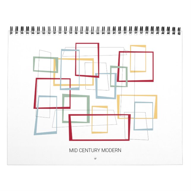 Mid Century Modern #3 Retro Original Art Calendar (Cover)