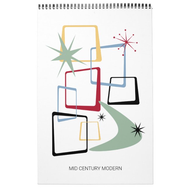 Mid Century Modern #4 Original Art Retro Calendar (Cover)