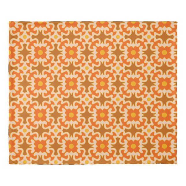 Mid century modern 60a 70s duvet cover (Front)
