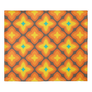 Mid century modern 60s 70s duvet cover