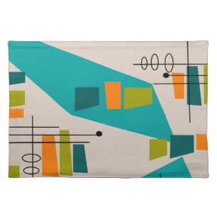 Mid-Century Modern Abstract #55 Placemat