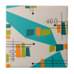 Mid-century Modern Abstract #55 Tile at Zazzle