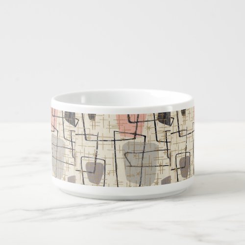 Mid Century Modern Abstract Chili Bowl