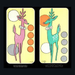 Mid-Century Modern Abstract Christmas Reindeer Poster<br><div class="desc">Mid-Century Modern Abstract Christmas Reindeer 2018 paintings

Find out more about Pop Artist Jamie Roxx and his Original Pop Paintings at his website: www.JamieRoxx.us</div>