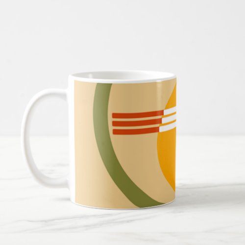 Mid_Century Modern Abstract  Coffee Mug