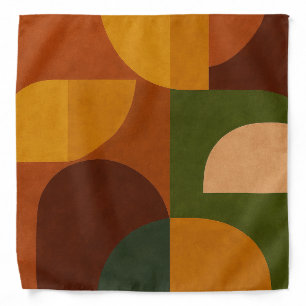 Mid-Century Modern Abstract Composition Bandana