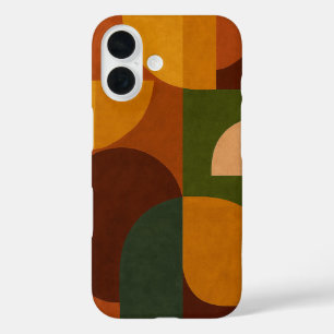 Mid-Century Modern Abstract Composition iPhone 16 Case